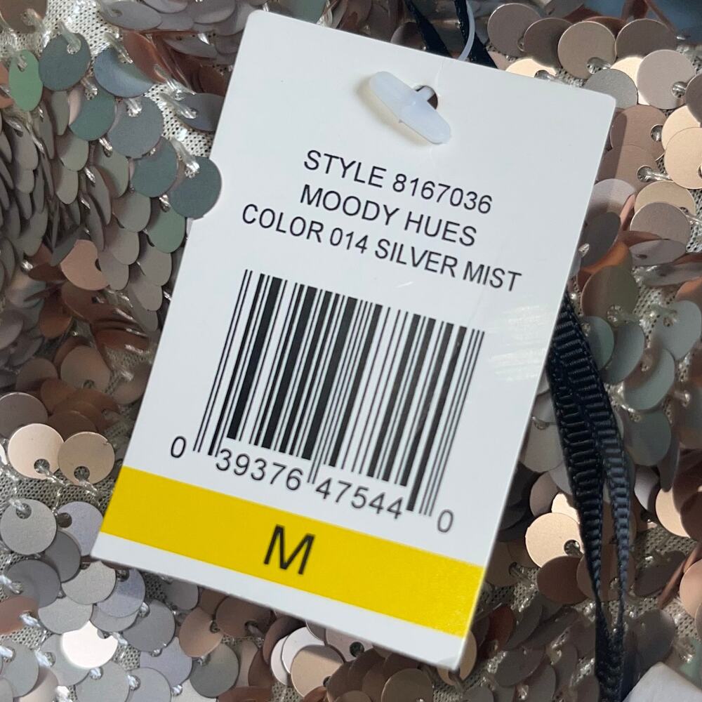 1.State Sequin Top Meteallic Cami - Picture 11 of 12